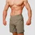 GymBeam Pulse Running shorts 2in1 Vetiver