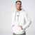 Polleo Mens Prime Terry Oversized Hoodie, White - S