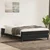 Vidaxl Box spring postelja brez vzmetnico črna 140x220 cm žamet