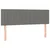 Vidaxl Box spring posteljni z vzmetnico temno siv 140x190 cm blago