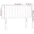 LED uzglavlje crno 93x16x78/88 cm od tkanine