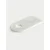 WALLXPERT Daska za sečenje od mermera Bianco White