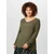 KAFFE CURVE Bluza Cami, zelena