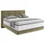 Carryhome POSTELJA BOXSPRING 180 cm x 200 cm , tekstil olivno zelena