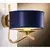 Jupiter 2115 - Zidna lampa KASZMIR 1xE27/15W/230V plava/zlatna