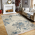 Modro-bež preproga 80x150 cm - Mila Home
