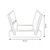 Hanah Home stalak za časopise i ploče CPT4902-30, 30 cm, tikovina