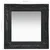 Zidno ogledalo u baroknom stilu 40 x 40 cm crno