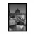 Plakat osupljiva panorama Pariza v črnobeli varianti - 60x90 black