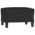 3-dijelni set sofa s jastucima crni od tkanine