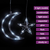 vidaXL Vilinska svjetla u obliku zvijezda i mjeseca 345 LED bijela