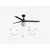 FARO 34277-11L - Plafonski ventilator KLIM M 1xE27/15W/230V orah/crna + daljinski upravljač