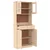 Visoka komoda ALTA 77 x 35 x 188 cm od masivne borovine
