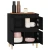 The Living Store The Living Store Komoda črna 60x35x70 cm inženirski les - Komoda, (21662583)