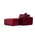 Atelier del Sofa Ugaona garnitura 100x76x170cm Crvena
