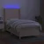 Vidaxl Box spring postelja z vzmetnico LED krem 90x200 cm blago