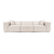 Atelier del Sofa Trosed Lora 108x65x303cm Svetlobraon