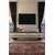 Hanah Home TV komoda Ilay, 180 cm, antracit / travertin / srebrna
