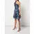 Marchesa Notte - floral print mini dress - women - Blue