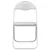 Sklopiva stolica 2 pcs Bijela i siva 48 x 43,5 x 81 cm