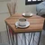 Hanah Home Klub sto Cetrus, 40x62x35 cm, Orah