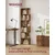 Songmics Knjižna omara 24x40x191 cm rjava
