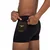 Mens swimsuit speedo pocket aquashort black/mango 32