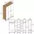 Hanah Home Garderober Kumsal ST, 120x47.5x201.4 cm, Antracit