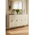 Hanah Home komoda Enlem 120, 120 cm, bela / travertin