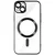 Silikonska futrola MagSafe iPhone 15 CRNA