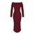 Trendyol Milla Ženska haljina Twoaw25El00033, Bordo