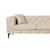 ATELIER DEL SOFA Ugaona garnitura Como Eco Right Beige Black