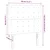 Vidaxl LED posteljno vzglavje taupe 80x5x118/128 cm blago