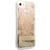 Guess GUHCI8LFLSD iPhone SE 2022 / SE 2020 / 7 / 8 gold hardcase Paisley Liquid Glitter (GUHCI8LFLSD)