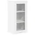 Vidaxl Viseča omarica 2 szt. Bela 40 x 31 x 80 cm Konstruiran les