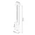 Sollux SL.1081 - Luster na sajli BORGIO 3xGU10/40W/230V beton/metal crna