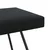 klupa Crna 110 x 40 x 45 cm Baršun