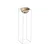 Aberto Design Dekorativna saksija GED-020-C, 80 cm, O 26 cm ,, Bela