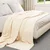 Pokrivači za bacanje 6 pcs Krema 270 x 240 cm Runo