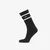 Nogavice Lacoste Crew Socks Black/White 43-46