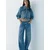 Pull&Bear Kavbojke moder denim