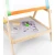 Kruzzel Dvostranska lesena risalna tabla 65cm + krede