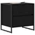 Noćni ormarić s ladicama 2 pcs Crni hrast 50 x 39.5 x 50 cm