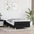 Vidaxl Box spring postelja z vzmetnico črn 90x190 cm blago