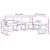 Set vanjskih sofa s jastukom 5 pcs Bijela i antracit