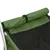 Sklopiva kolica za pse zelena 100x49x96 cm od lanene tkanine