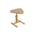Hanah Home pomoćni sto Opus Ucgen 46, 46 cm, hrast / travertin