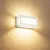Brilagi - LED spoljašnje zidno svetlo sa senzorom PARKER LED/12W/230V belo IP44