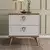 Hanah Home Noćni ormarić Versa 52x55,1x45cm Hrast-Beli