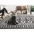 Decormat PVC preproga Črni rombs 140x210 cm